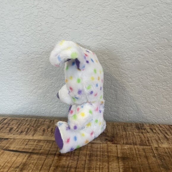 Build-a-Bear Buddies Smallfry Confetti Dog Puppy Plush Stuffed Toy Purple Ear 7" - Picture 4 of 10